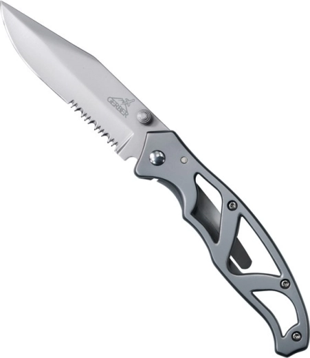 Gerber Paraframe I Serrated couteau de poche 7,5 cm tout métal