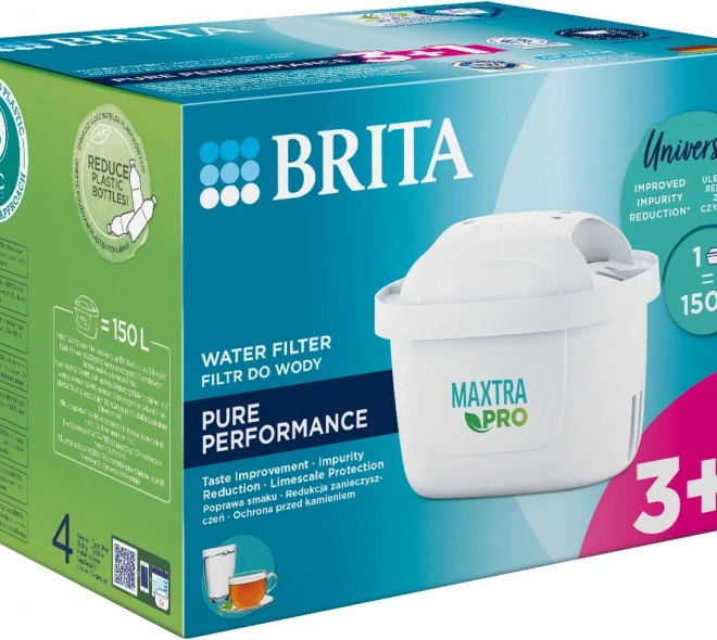 Maxtra PRO Pure Performance vervangcassette 3+1 stuks.
