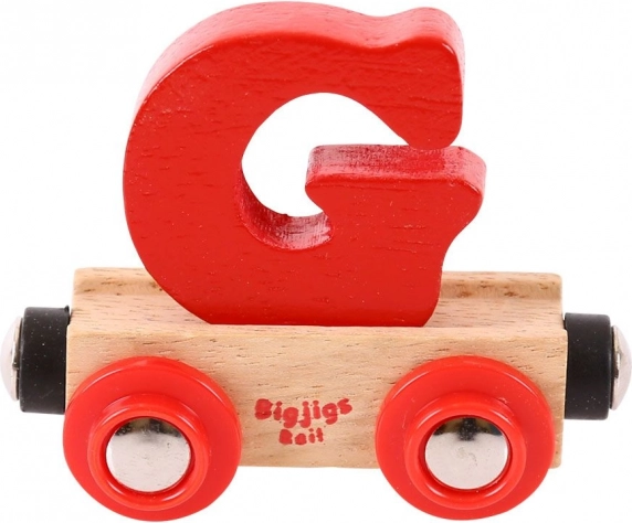 Bigjigs Rail houten wagon - letter G