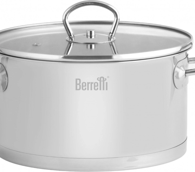 Edelstahltopf mit Deckel Berretti Gemini 24 cm