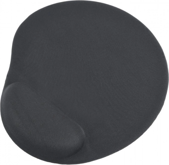 Ergonomic Black Mouse Pad with Wrist Support
