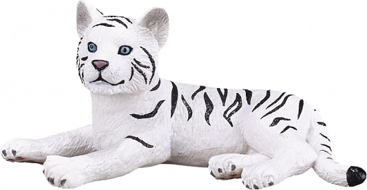 White Tiger Figurine Lying