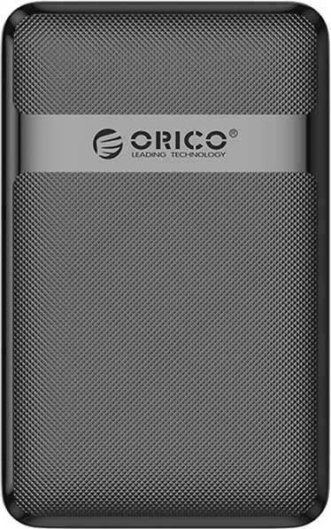 Orico 2.5" HDD/SSD Enclosure, 5 Gb/s, USB-A to Micro-B, Black