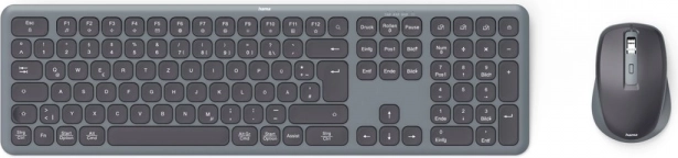 clavier et souris sans fil Hama noir-gris