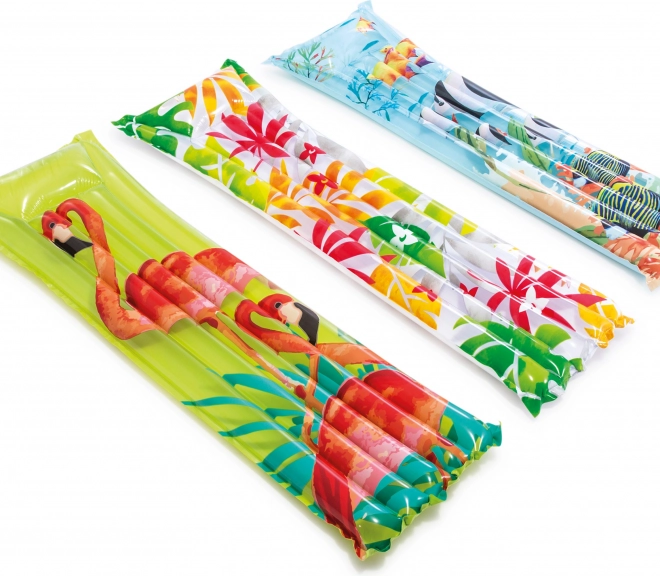 Aufblasbare Luftmatratze Hawaii mit tropischem Muster