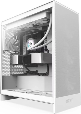 Witte H7 Flow midi-tower met raam