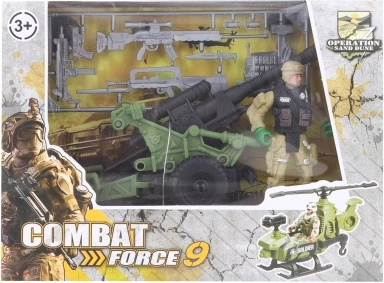 Militaire set met kanon