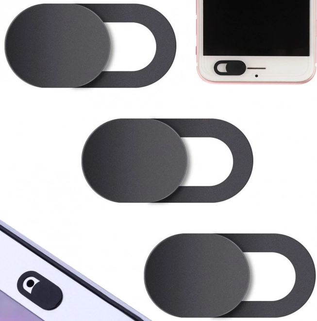 Set of 3 Webcam Covers for Laptops and Phones