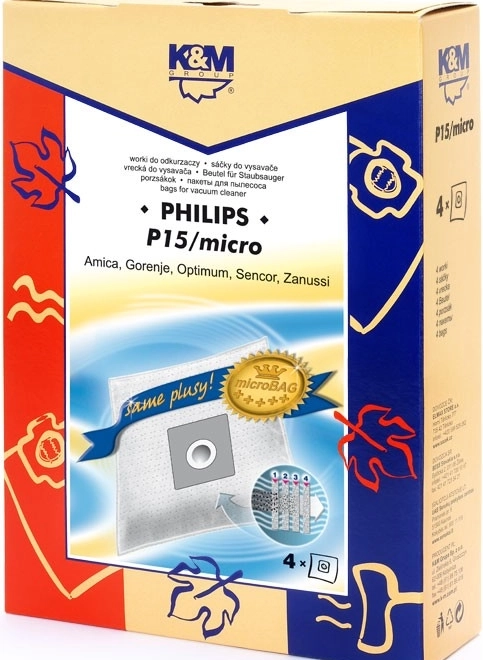Sacs d'aspirateur 4 pcs P15 micro