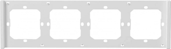 Frame for Quadruple Switch Sonoff M5 80 White