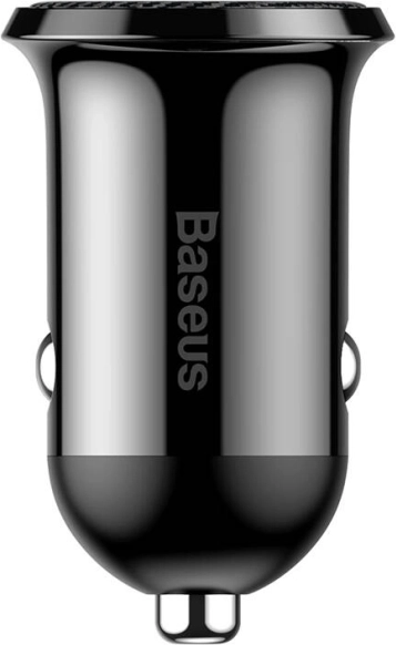 chargeur voiture Baseus Grain Pro 2x USB noir