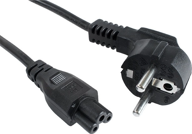 Power Cable with C5 Plug (Cloverleaf Connector) 3 m