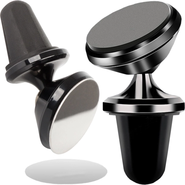 Support de téléphone magnétique pour grille d’aération de voiture