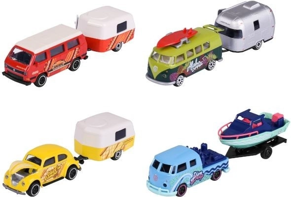 Majorette Volkswagen Model Cars with Trailer