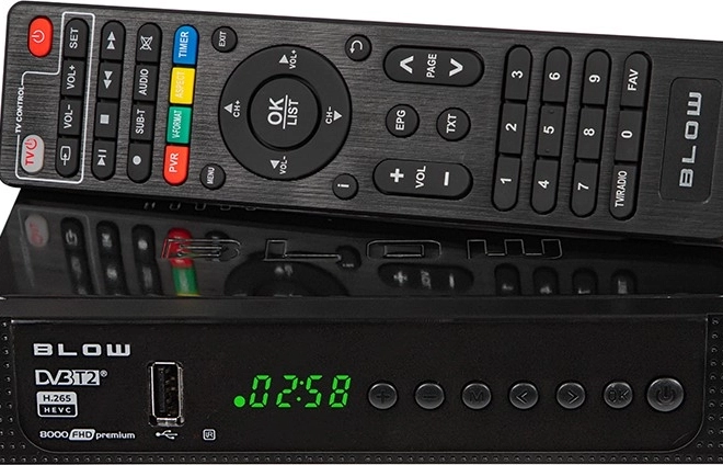 Decoder DVB-T2 Full HD BLOW 8000FHD Premium