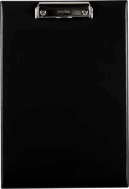 Enkel bureau-onderlegger zwart Classic A4 in plastic