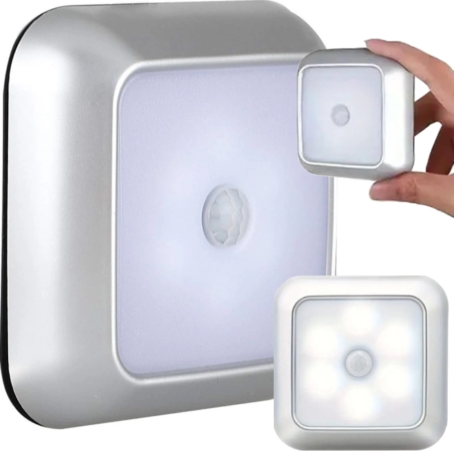 LED nachtlampje met zelfklevende bewegingsdetector