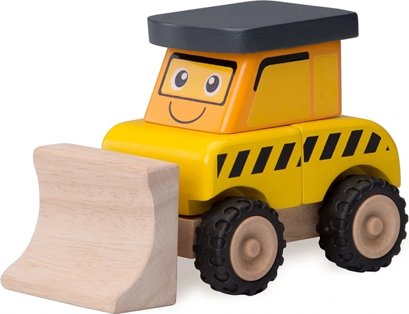 Houten mini bulldozer Wonderworld