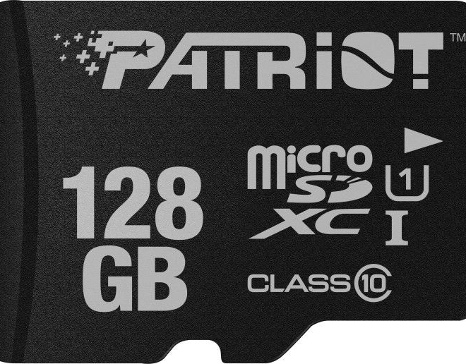 MicroSDHC Memory Card PATRIOT 128GB LX Series