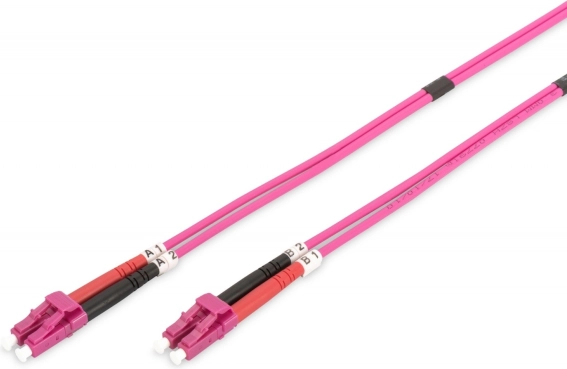 Optical patch cable LC-LC MM 50/125 OM4 duplex LSOH 3m