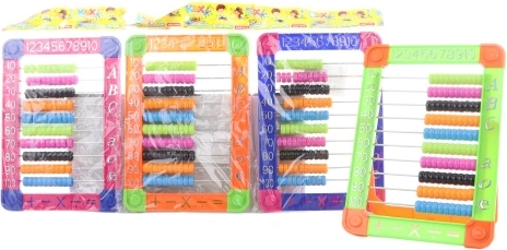 Plastic abacus for preschoolers – 3 colors