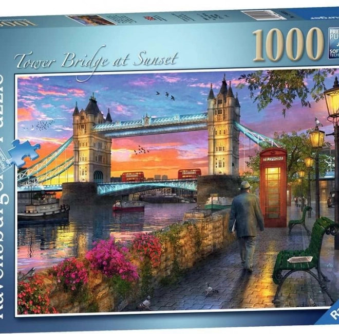 Puzzle 1000 pièces Coucher de soleil sur Tower Bridge