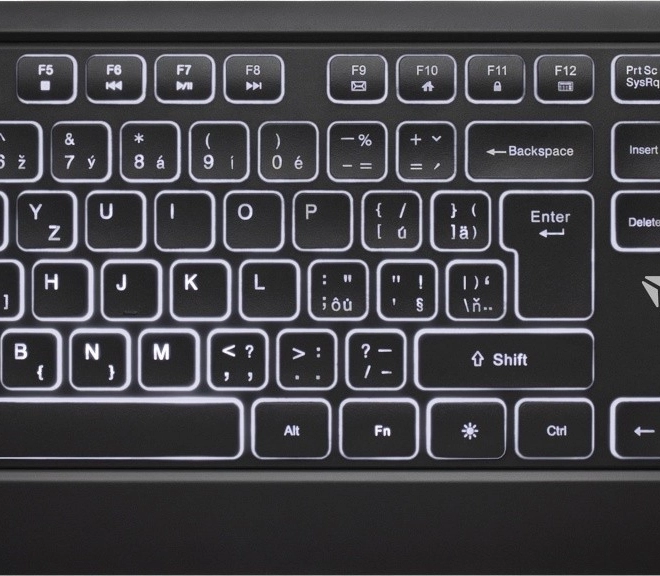 Backlit Silent USB Keyboard with Low-Profile Keys