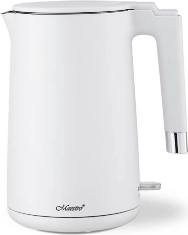 Bouilloire électrique Maestro blanche 1,7 l 1800 W