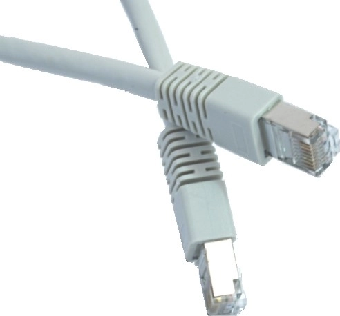 Shielded Patch Cord FTP Cat.6 with Plug 15M Gray