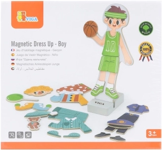 VIGA Magnetic Dress-Up Set – Boy
