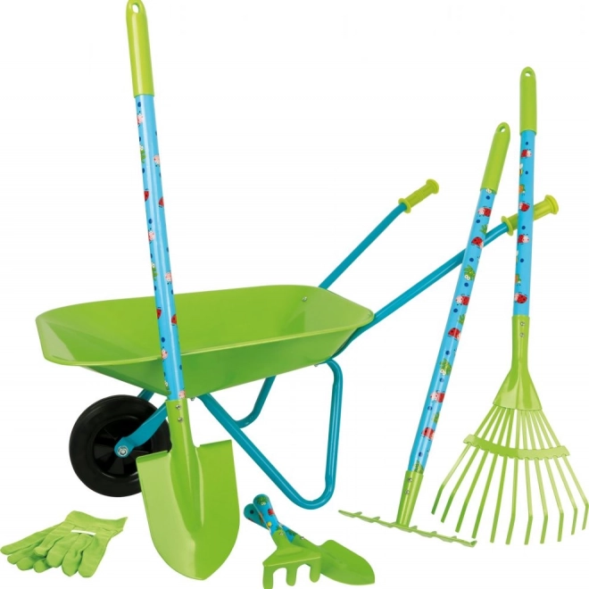 Grand ensemble de jardin pour enfants avec brouette