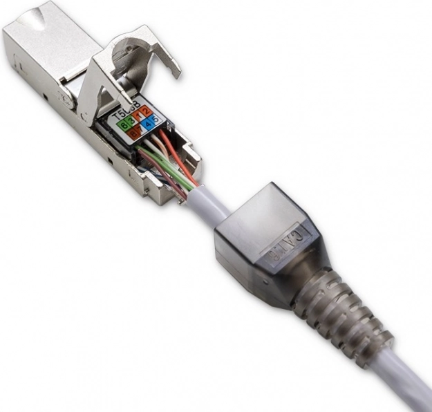 Tool-Free RJ45 STP Cat6 Connector