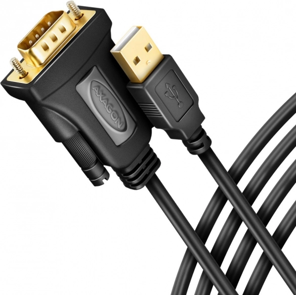 Adaptateur USB 2.0 vers RS-232 avec port série, câble 1,5m, puce FTDI