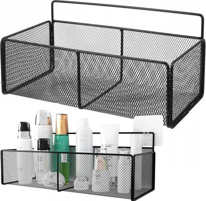 Metalen hangende mand organizer zwart