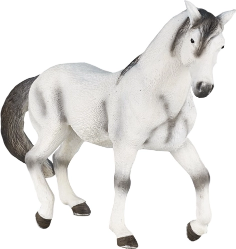 Modèle réaliste de cheval andalou gris