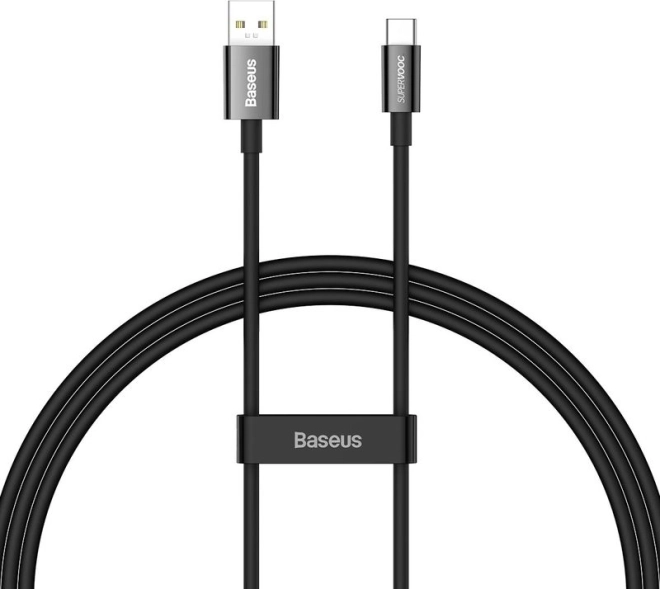 Kabel Baseus Superior Series USB-C 65W, 1 m zwart