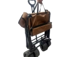 Chariot de transport pliable de plage LUARO avec table 2 en 1