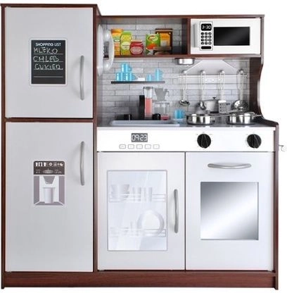 Houten kinderkeuken KRUZZEL met LED-verlichting – Keuken