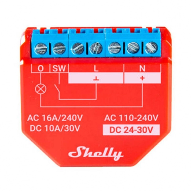 WLAN Smart Relais Shelly Plus 1PM mit Leistungsüberwachung