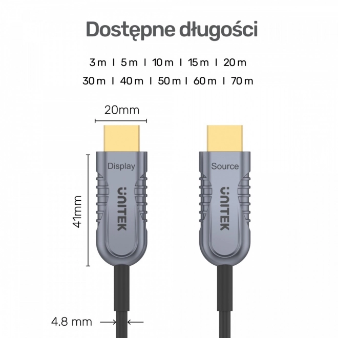 Optische HDMI 2.1 kabel AOC 10m 4K 60Hz