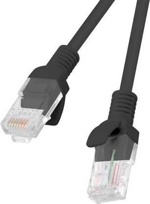 Patchkabel Cat 5e 0,25 m zwart – 10 st.