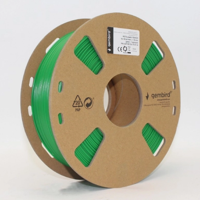 Green 3D Printing Filament PETG 1.75 mm