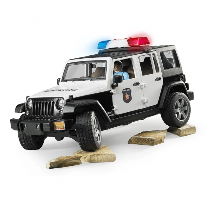Bruder Jeep Wrangler Rubicon Politie