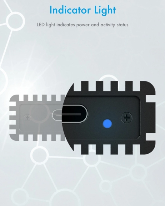External Box ICY BOX for PCIe NVMe M.2 with USB-C