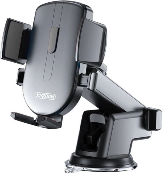 Joyroom dashboard phone holder, adjustable, black