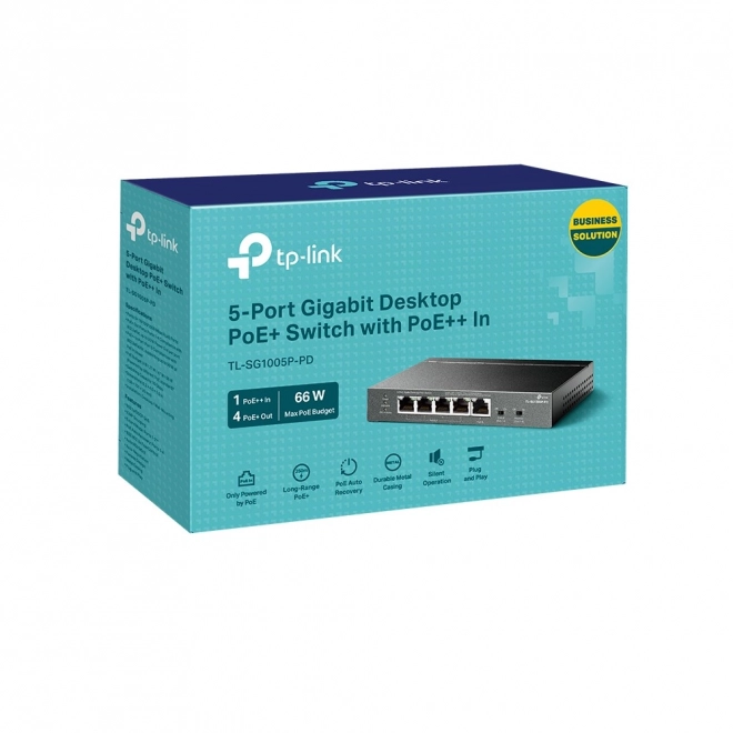 TP-Link TL-SG1005P-PD Network Switch with 5 Gigabit PoE Ports