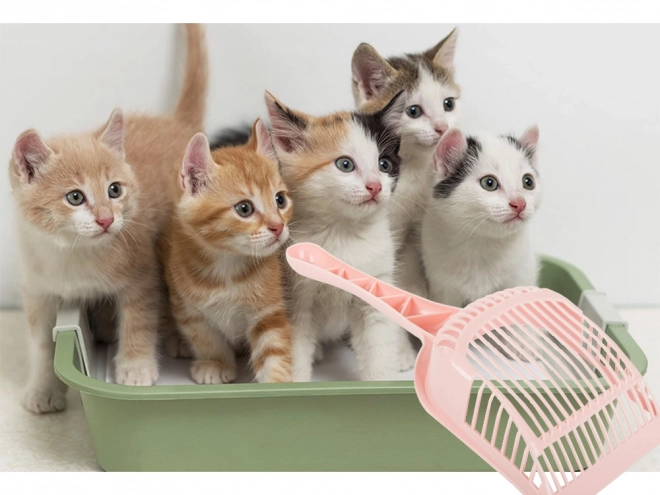 Grande pelle à litière pour chats