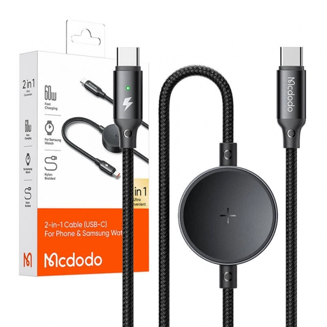 2-in-1 USB-C Cable and Samsung Watch Wireless Charger