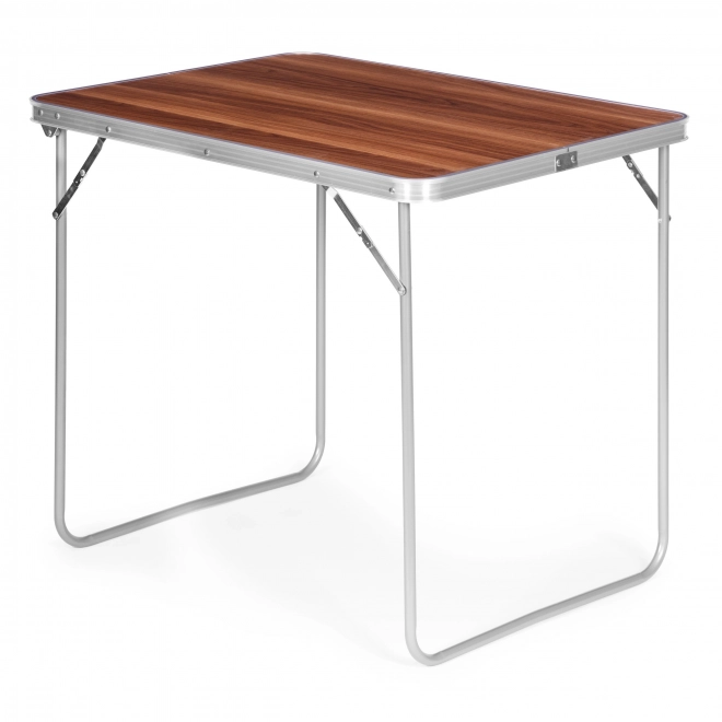 Opvouwbare campingtafel 80x60 cm bruin