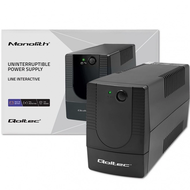 Noodstroomvoorziening UPS Qoltec